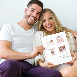 Baby Memory Books Sketch Baby First Years Memory Book (Pink Mist)